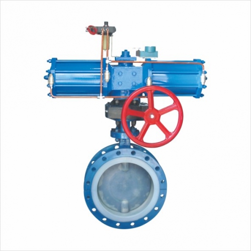 D641F4-F46氣動(dòng)法蘭蝶 閥